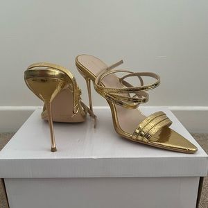Gold heels